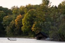 Boathouse at Sunset