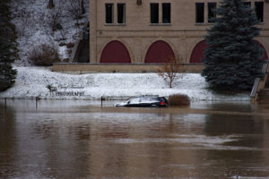 Thames River Flooded